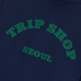 [Tripshop] TT GREEN 2-WAY ZIP HOODIE-Unisex Street Loose Fit Casual Hoodie Jumper Jacket-Made in Korea
